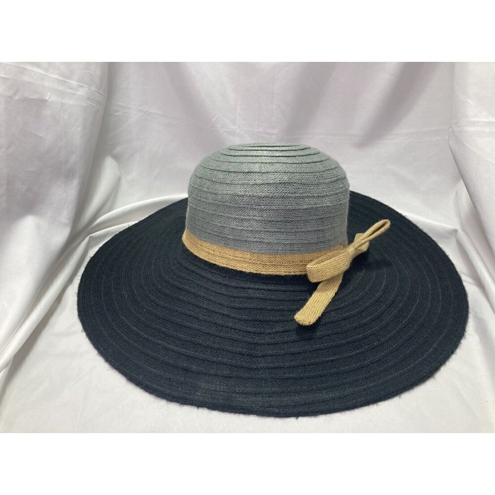 Collection Eighteen Women’s Knit Floppy Ribbed Sun Hat Sunday Glam O/S - Picture 2 of 5